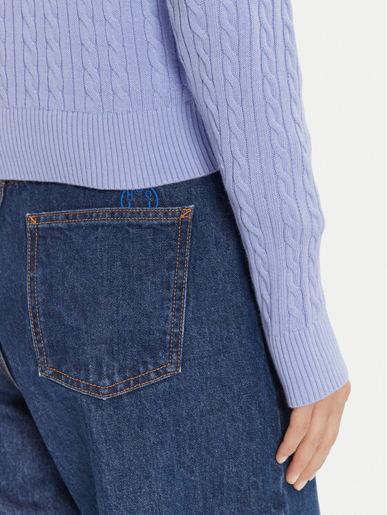 Tommy Jeans Tommy Jeans Kampsun Cable Essential DW0DW22165 Sinine Regular Fit