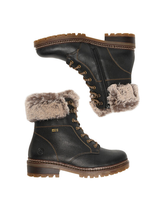 Remonte Remonte Schnürschuhe CEO-D0B74-01 Schwarz