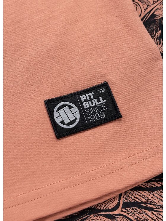 PITBULL PITBULL T-Shirt PITBULL AVENUE Pomarańczowy Regular Fit