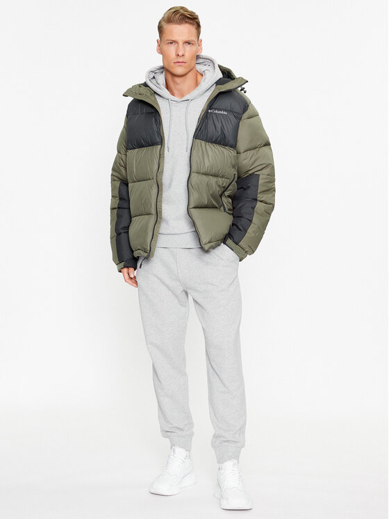 Columbia Columbia Žieminė striukė Pike Lake™ II Hooded Jacket 2050931 Žalia Regular Fit