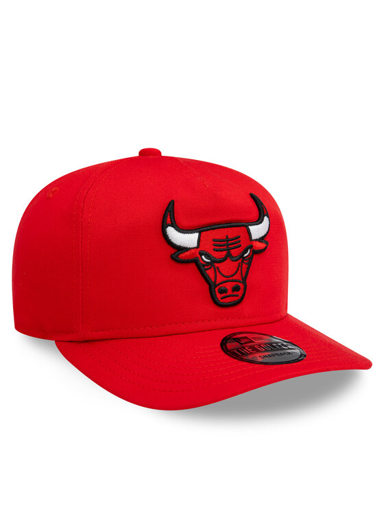 New Era New Era Kapa s šiltom Chicago Bulls Washed Precurved Golfer 60595274 Rdeča