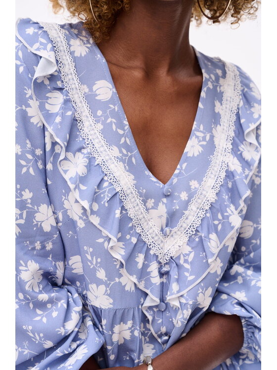 blue shadow blue shadow Sukienka codzienna Cecilia Niebieski Regular Fit