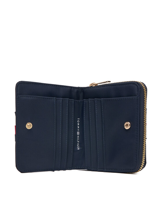 Tommy Hilfiger Tommy Hilfiger Maks Th Icon Med Za W/Flap Nylon Corp AW0AW19164 Tumši zils