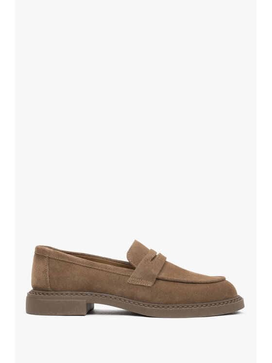 Loafersy Estro, Rozmiar 37, Brązowe, ER00116886