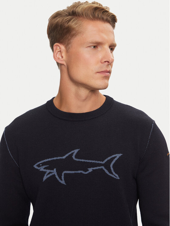 Paul&Shark Paul&Shark Pulover 14311028 Modra Regular Fit