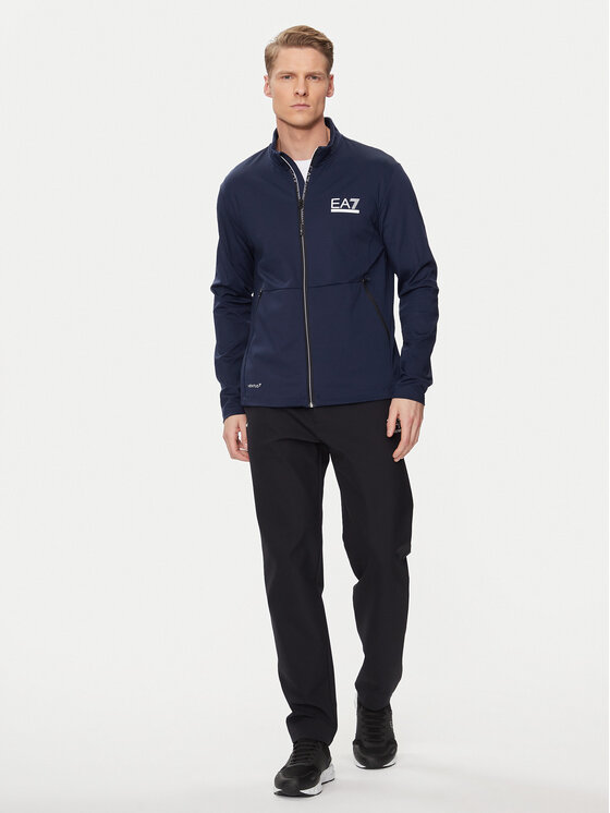 EA7 Emporio Armani EA7 Emporio Armani Džemperis 3DPM89 PJUFZ 1554 Tamsiai mėlyna Regular Fit
