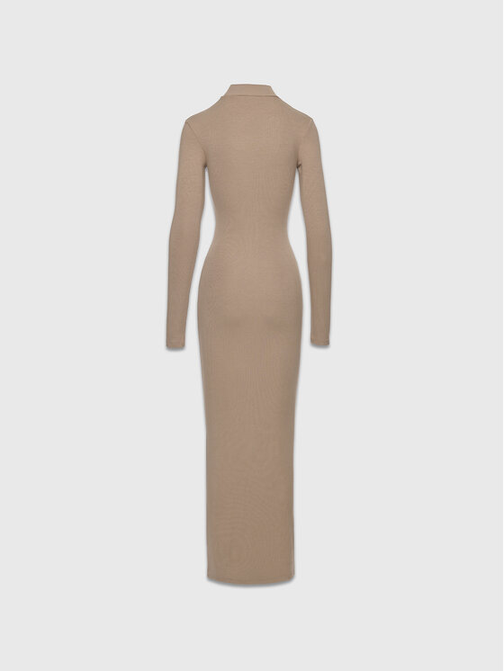 La Mania La Mania Vestito da giorno FALLON 2 Beige Classic Fit