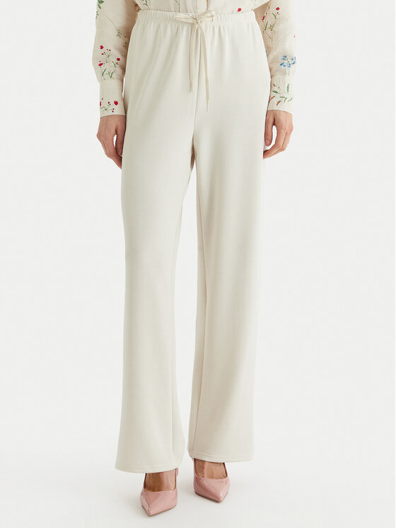 ONLY ONLY Hlače Maya 15369156 Bež Loose Fit