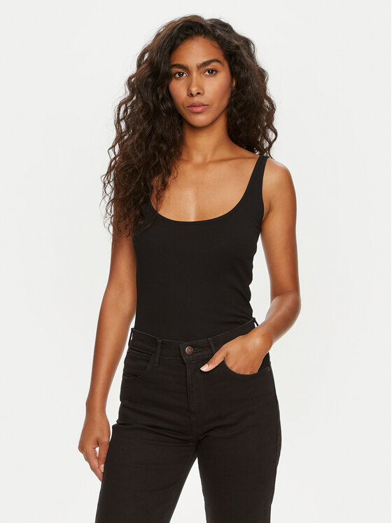 Mustang Mustang топ Lynn 1013930 Черен Slim Fit