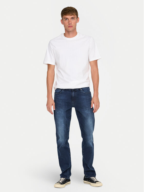Only & Sons Only & Sons Jeansy 22032697 Granatowy Slim Fit