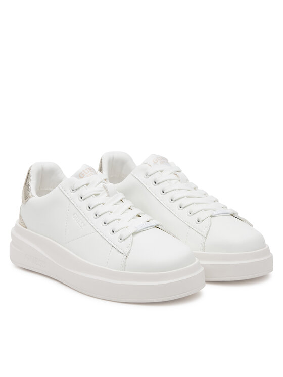 Guess Guess Sneakersy FLJBINLEM12 Biały