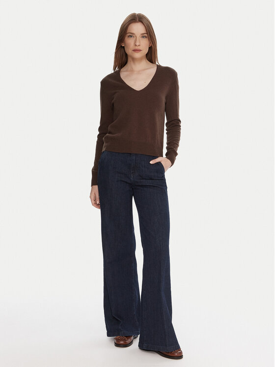 United Colors Of Benetton United Colors Of Benetton Svetr 1002D401Y Hnědá Regular Fit