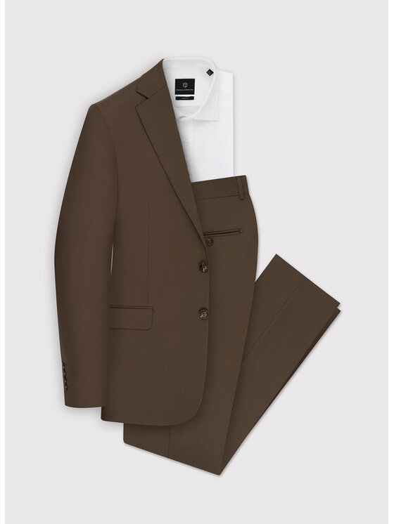 Pako Lorente Pako Lorente Marynarka P24SF-3G-022 Brązowy Slim Fit