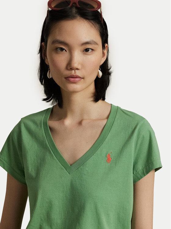 Polo Ralph Lauren Polo Ralph Lauren T-särk 211902403009 Roheline Straight Fit