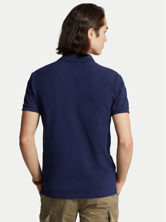 Polo Ralph Lauren Polo Ralph Lauren Polo marškinėliai Core Replen 710795080 Tamsiai mėlyna Slim Fit