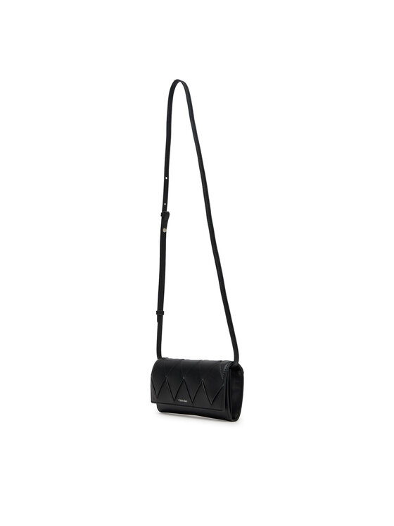 Calvin Klein Calvin Klein Τσάντα Ck Woven Convertible Wallet Bag K60K612970 Μαύρο