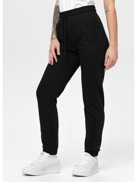 PITBULL PITBULL Spodnie dresowe SIERRA Czarny Regular Fit