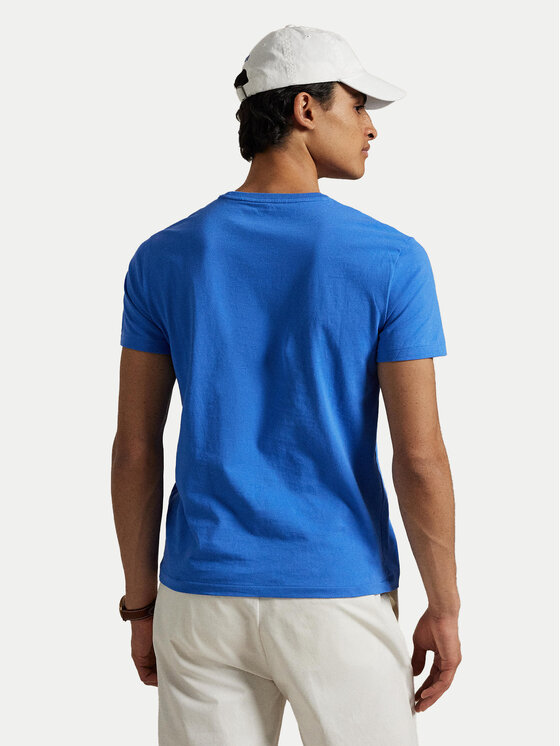 Polo Ralph Lauren Polo Ralph Lauren Majica 710671438411 Modra Slim Fit