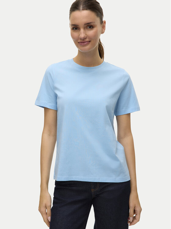Vero Moda Vero Moda T-Shirt Paulina 10316991 Niebieski Regular Fit