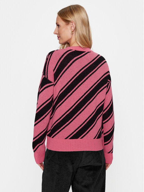 United Colors Of Benetton United Colors Of Benetton Sweter 1144E107C Różowy Regular Fit