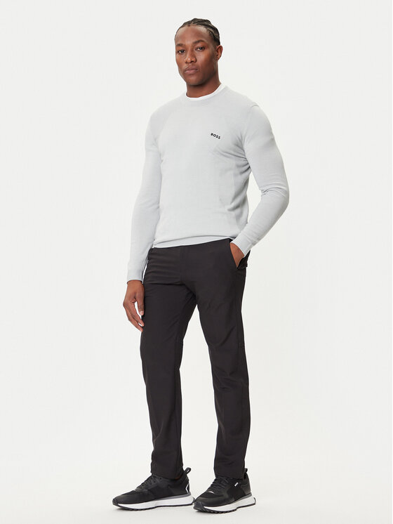 BOSS BOSS Megztinis K_Momentum 50541944 Pilka Regular Fit