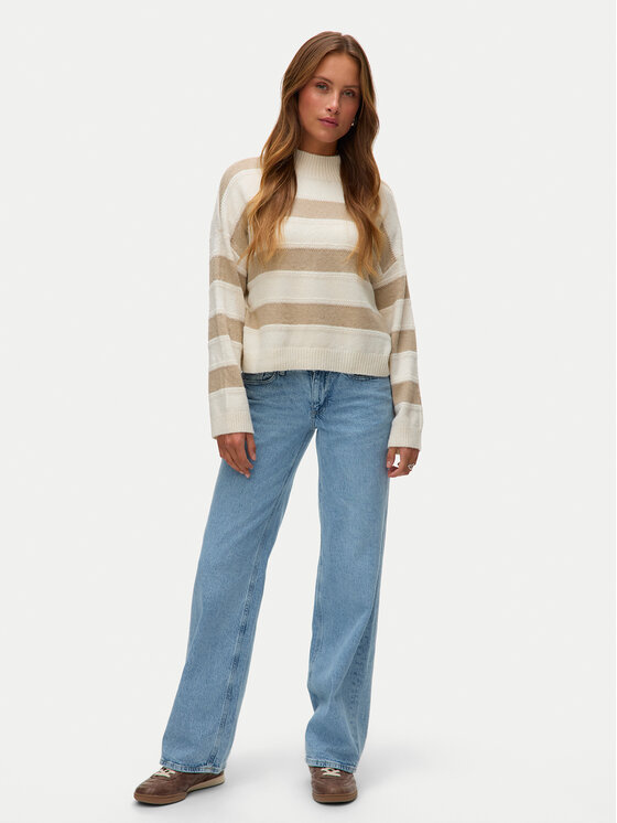 Vero Moda Vero Moda Sweater Inez 10331538 Bézs Regular Fit