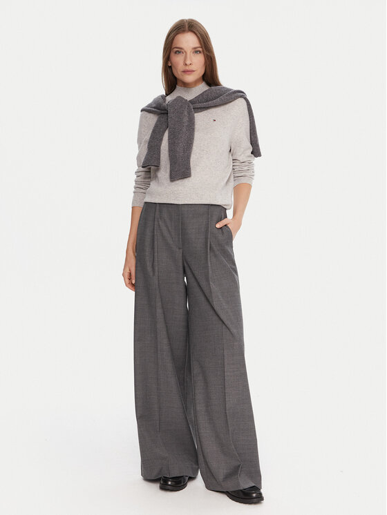 Tommy Hilfiger Tommy Hilfiger Светр WW0WW47468 Сірий Regular Fit
