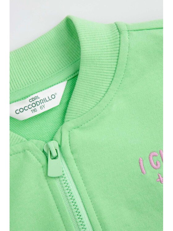 Coccodrillo Coccodrillo Bluza WC5132201MGK-011 Zielony Regular Fit