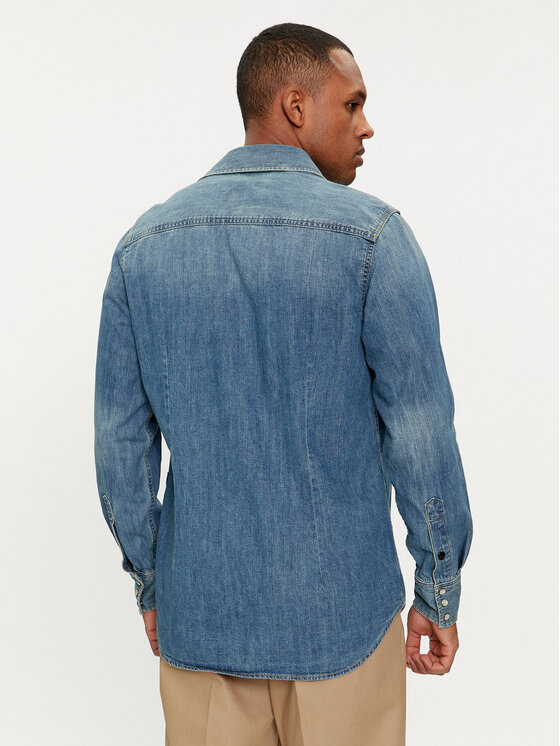 G-Star Raw G-Star Raw Koszula jeansowa Dakota D23616-D252 Niebieski Regular Fit