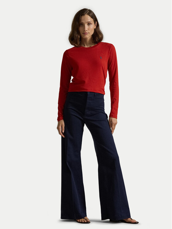 Polo Ralph Lauren Polo Ralph Lauren Bluza 211898699026 Rdeča Regular Fit