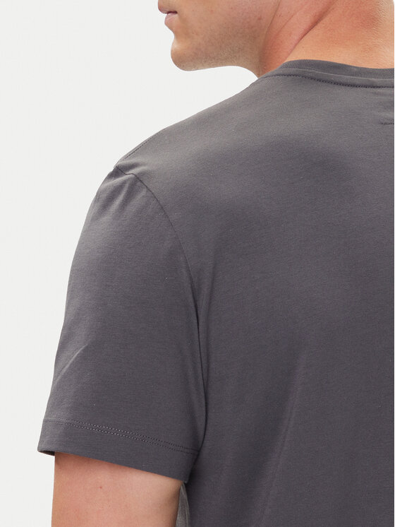 Parajumpers Parajumpers T-Shirt Patch 25WMPMTSEY29 Grau Regular Fit