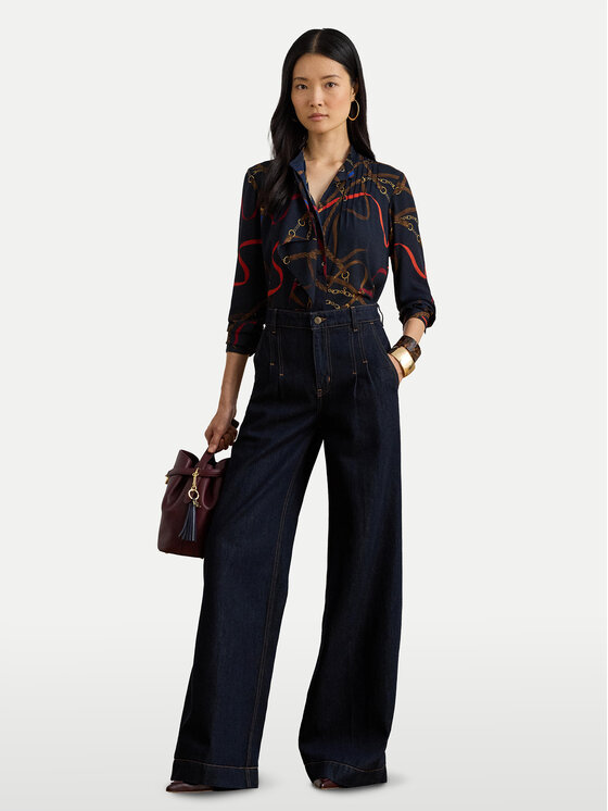 LAUREN RALPH LAUREN LAUREN RALPH LAUREN Marškiniai 200P03553001 Tamsiai mėlyna Regular Fit