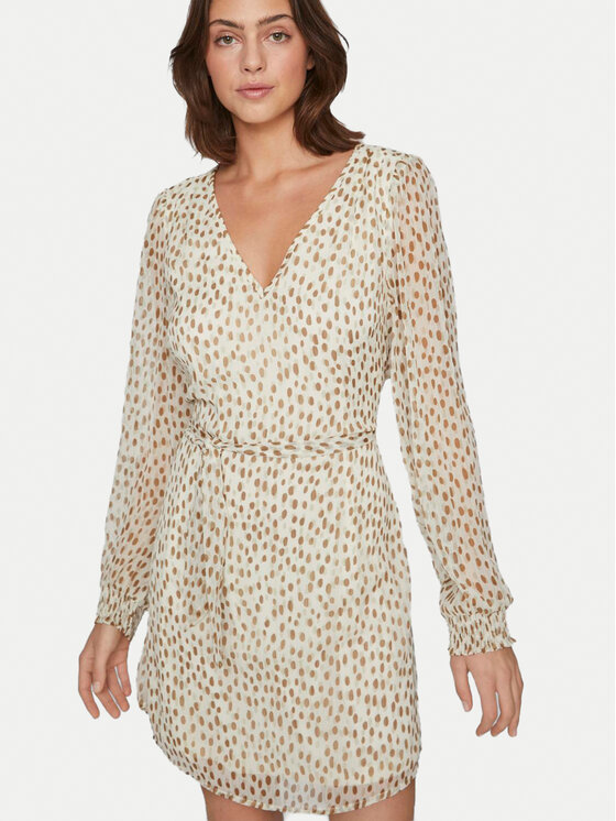 Vila Vila Sommerkleid Falia 14092010 Beige Regular Fit