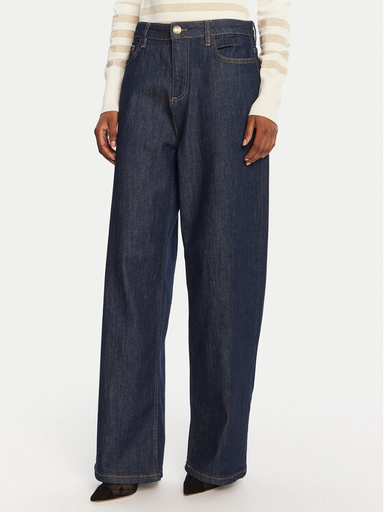 LOLA CASADEMUNT LOLA CASADEMUNT Farmer MF2514007 Sötétkék Wide Leg
