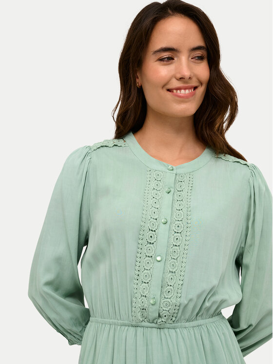Kaffe Kaffe Sukienka letnia Freya 10507544 Zielony Regular Fit