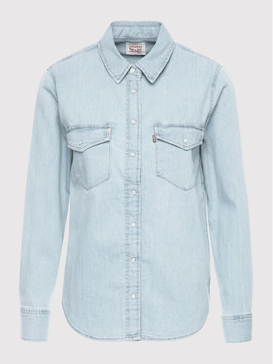 Levi's® Levi's® Τζιν πουκάμισο Essential Western 16786-0001 Μπλε Regular Fit