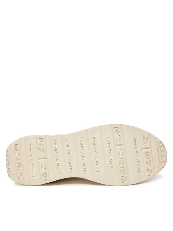 Tommy Hilfiger Tommy Hilfiger Сникърси Retro Runner Nylon Mix FM0FM05523 Екрю