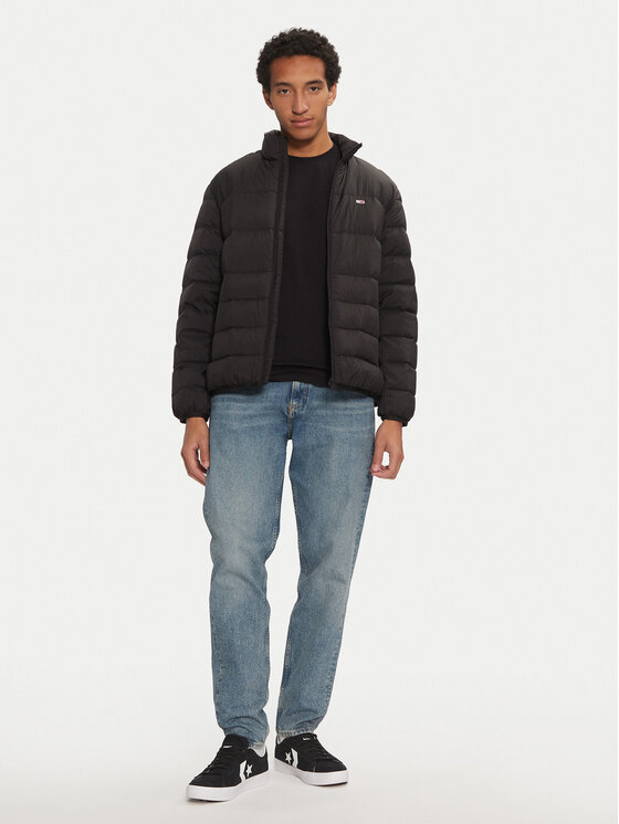 Tommy Jeans Tommy Jeans Μπουφάν πουπουλένιο DM0DM20686 Μαύρο Regular Fit