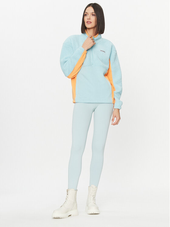 Columbia Columbia Felpa di pile Trek™ Hybrid Sherpa 1/2 Zip Verde Regular Fit