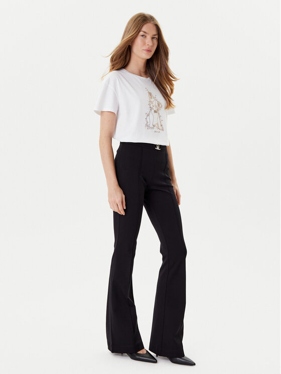 Liu Jo Liu Jo T-Shirt MF5412 JS923 Biały Regular Fit