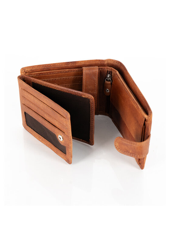 Mustang Mustang Portfel męski DENIMO WALLET Brązowy