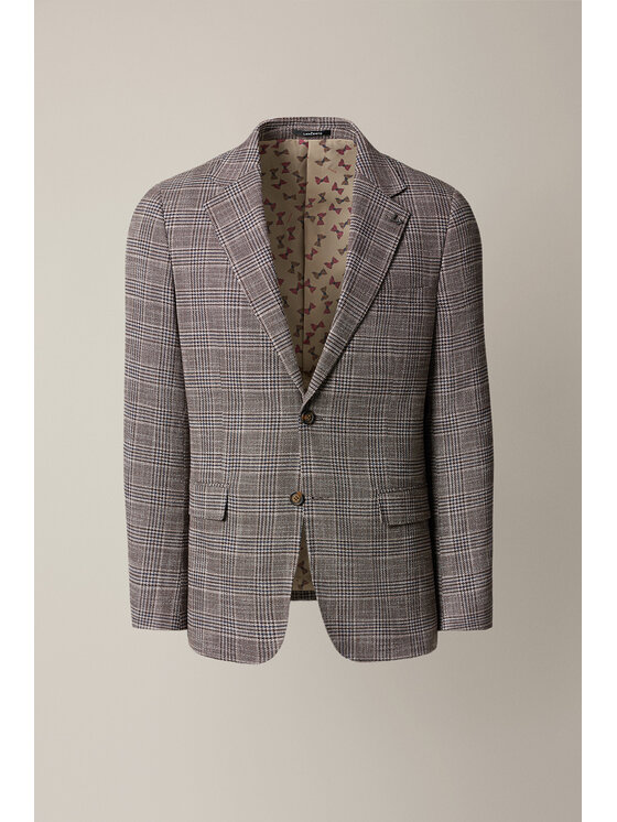 Lancerto Lancerto Marynarka Castelbuono MA131126000028 Brązowy Regular Fit