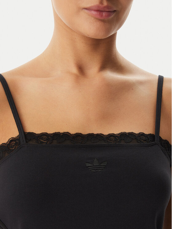 adidas adidas Topiņš KC6437 Melns Slim Fit