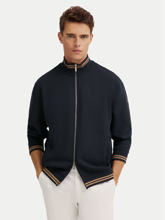 Bugatti Bugatti Sweatshirt 8750-75080C Dunkelblau Regular Fit