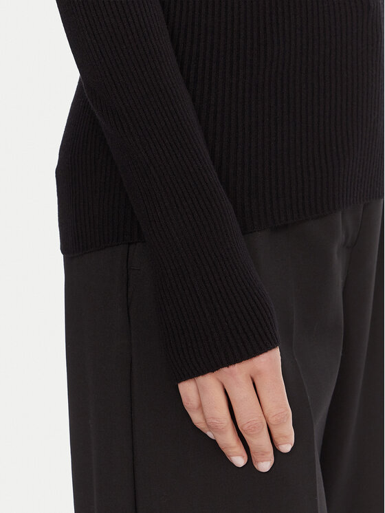 Kontatto Kontatto Пуловер 3M0809C Черен Slim Fit