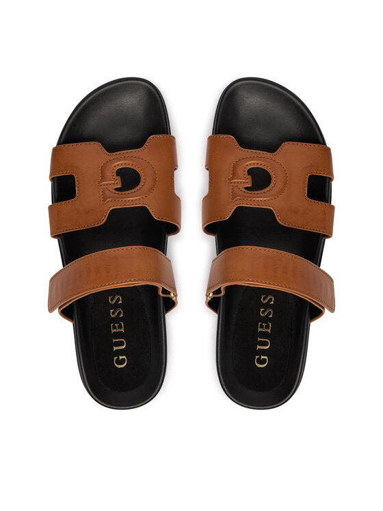 Guess Guess Şlapi FLJFAS ELE03 Maro deschis