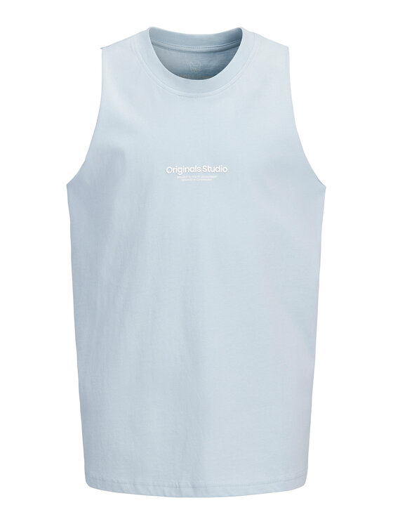 Jack&Jones Junior Jack&Jones Junior Majica brez rokavov Vesterbro 12253957 Svetlo modra Loose Fit