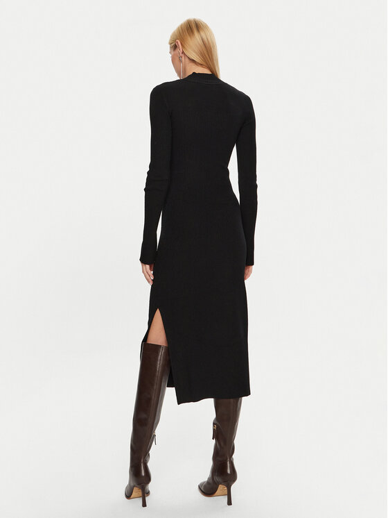 Patrizia Pepe Patrizia Pepe Φόρεμα υφασμάτινο 2A2848/K214-K103 Μαύρο Regular Fit