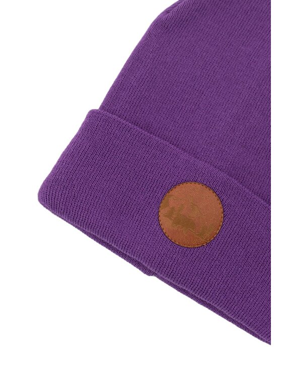 Kabak Kabak Czapka klasyczna beanie Fioletowy