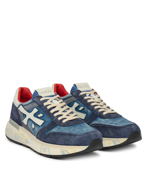 Premiata Premiata Sneakersy Mick Var 8006 Tmavomodrá
